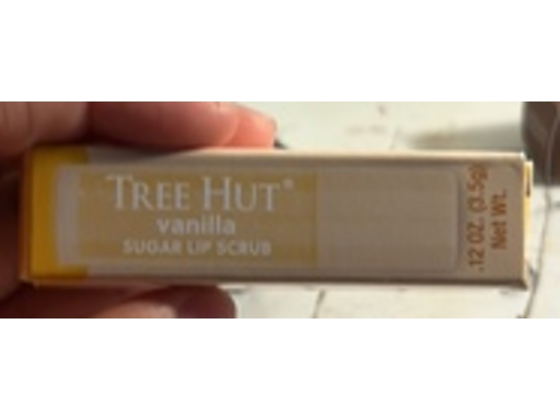 Tree Hut Vanilla Sugar Lip Scrub, 0.12 oz/3.5 g