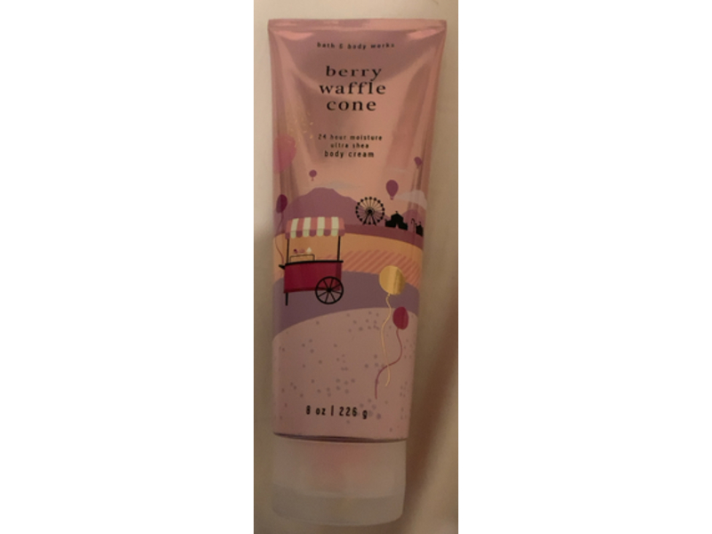 Bath & Body Works Ultra Shea Body Cream, Berry Waffle Cone, 8 oz/226 g