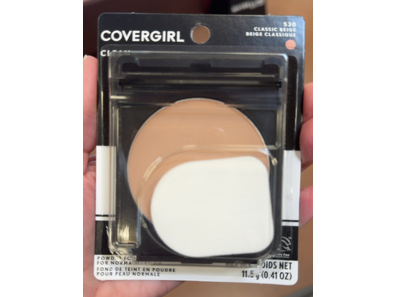 CoverGirl Simply Powder Foundation, Classic Beige(N) 530, 0.41 oz/11.5 g