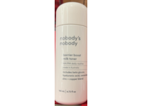 Nobody's Nobody Barrier Boost Milk Toner, Beta Glucan, Hyaluronic Acid, Ceramides Zinc + Copper Blend, 4.73 fl oz/140 mL - thumbnail 2