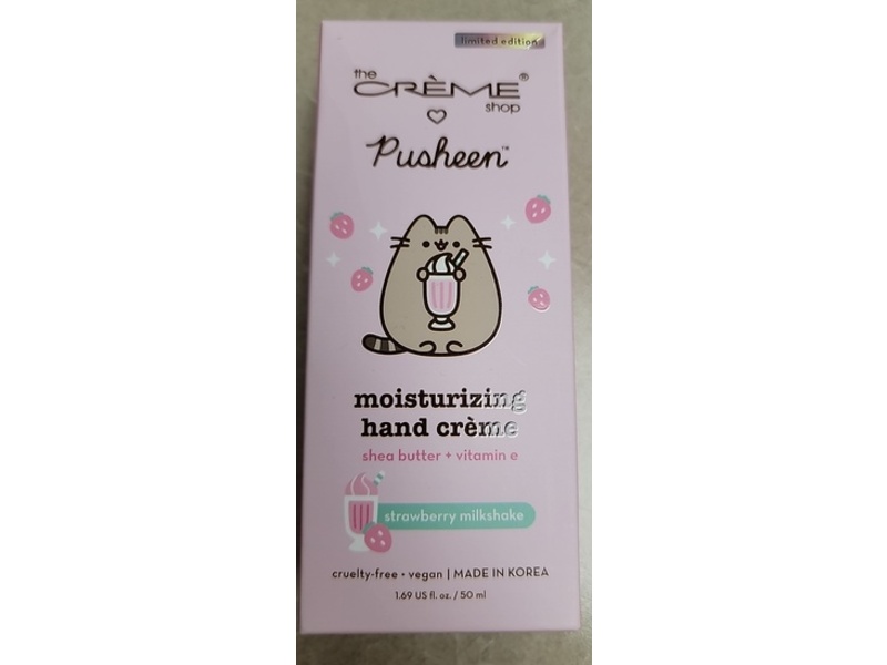 The Creme Shop Moisturizing Hand Cream, Strawberry Milkshake, 1.69 fl oz/50 mL