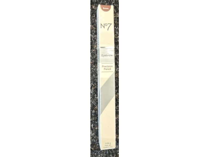 No7 Ultra Eyebrow Precision Pencil, Brown, 0.021 oz/0.06 g