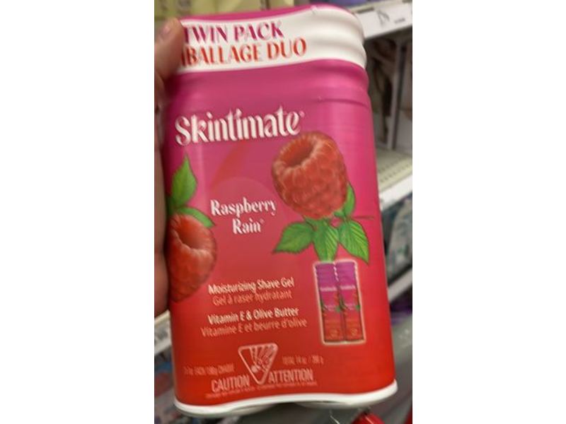Skintimate Moisturizing Shave Gel, Raspberry Rain, 14 oz/396 g