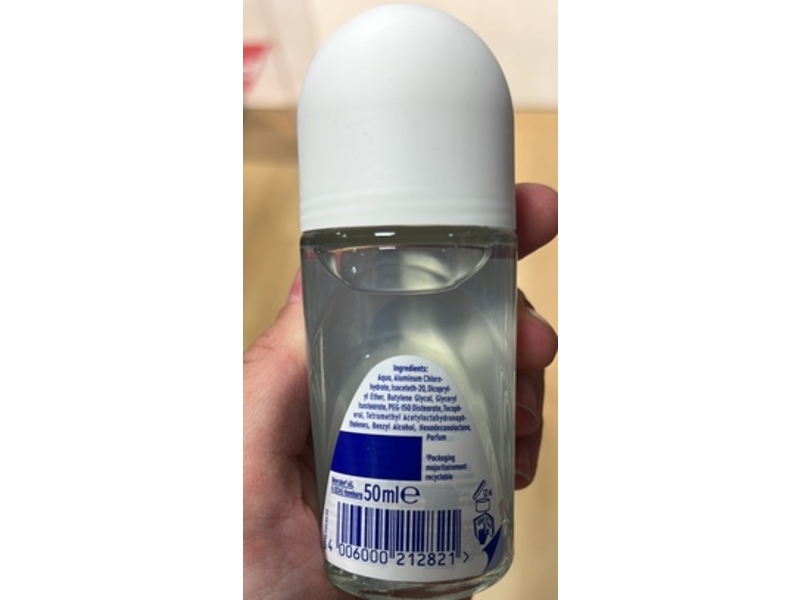 Nivea Pure Invisible Anti Transpirant, 50 mL