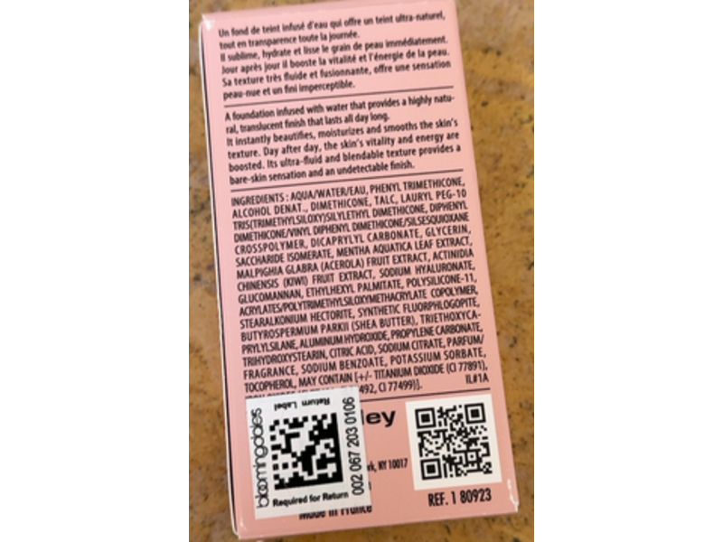 Sisley Phyto-Teint Nude Foundation, Vanilla,1 fl oz/30 mL