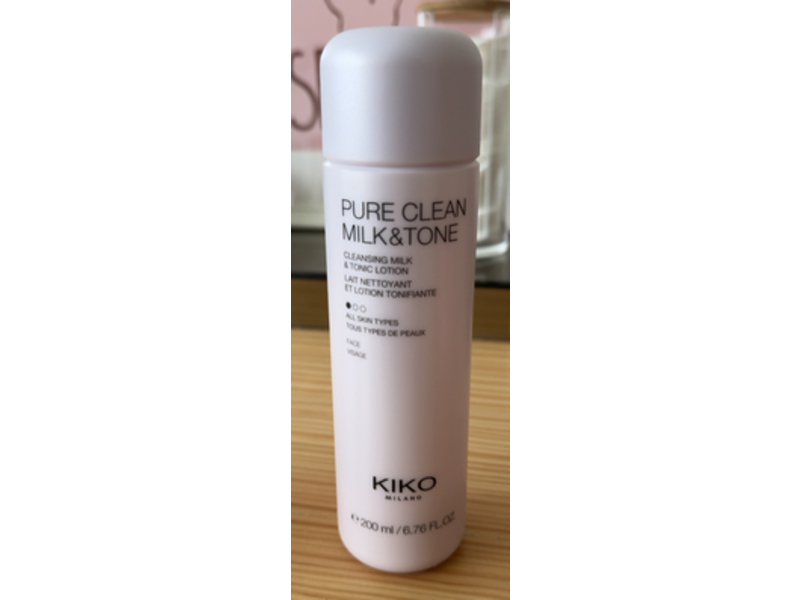 Kiko Milano Pure Clean Milk & Tone, 6.76 fl oz/200 mL
