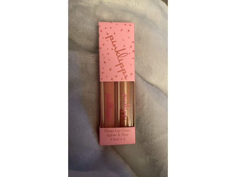 Pinklipps Glass Lip Gloss, Aglow & Star, 3.5 mL, Pack Of 2