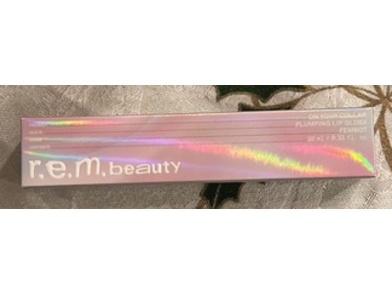 r.e.m Beauty Plumping Lip Gloss, Fembot, 0.33 fl oz/10 mL