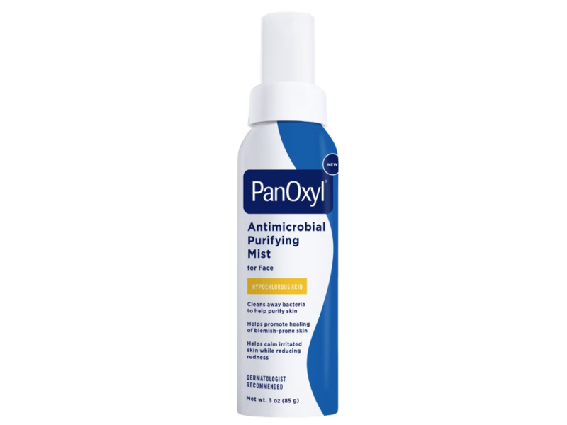 PanOxyl Antimicrobial Purifying Mist, Hypochlorous Acid, 3 oz/85 g
