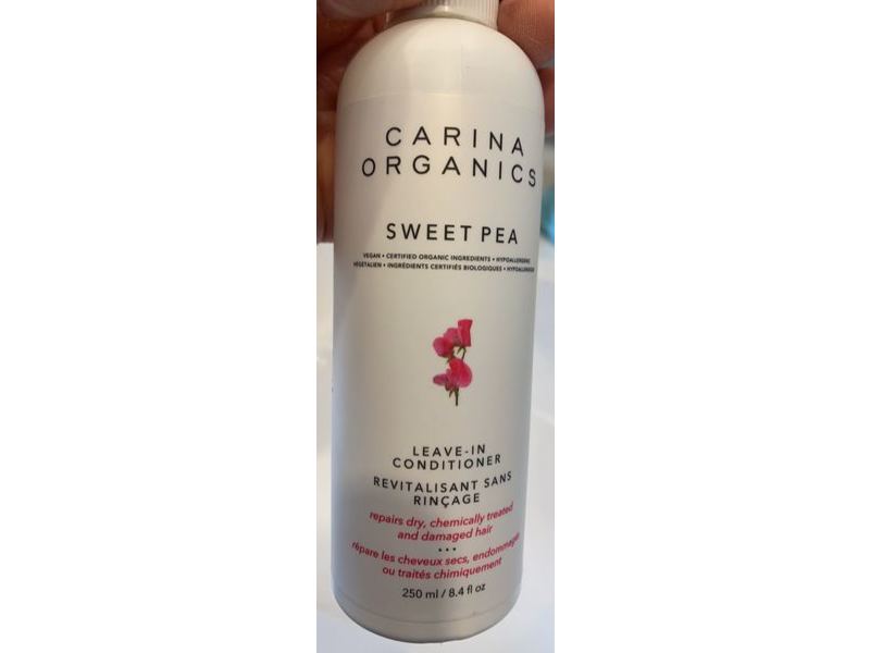 Carina Organics Leave In Conditioner, Sweet Pea, 8.4 fl oz/250 ml