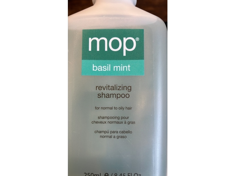MOP Revitalizing Shampoo, Basil Mint, 8.45 fl oz/250 mL
