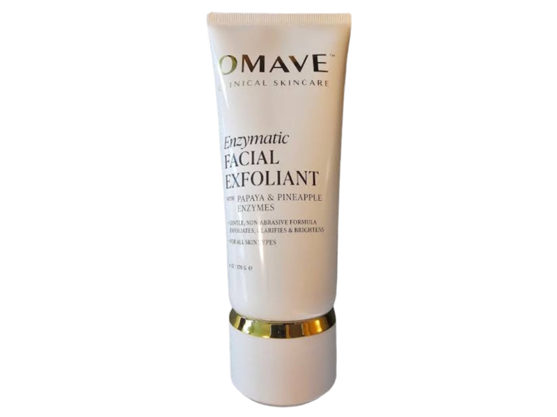 Omave Clinical Skincare Enzymatic Facial Exfoliant, Papaya & Pineapple, 4 oz/170 g