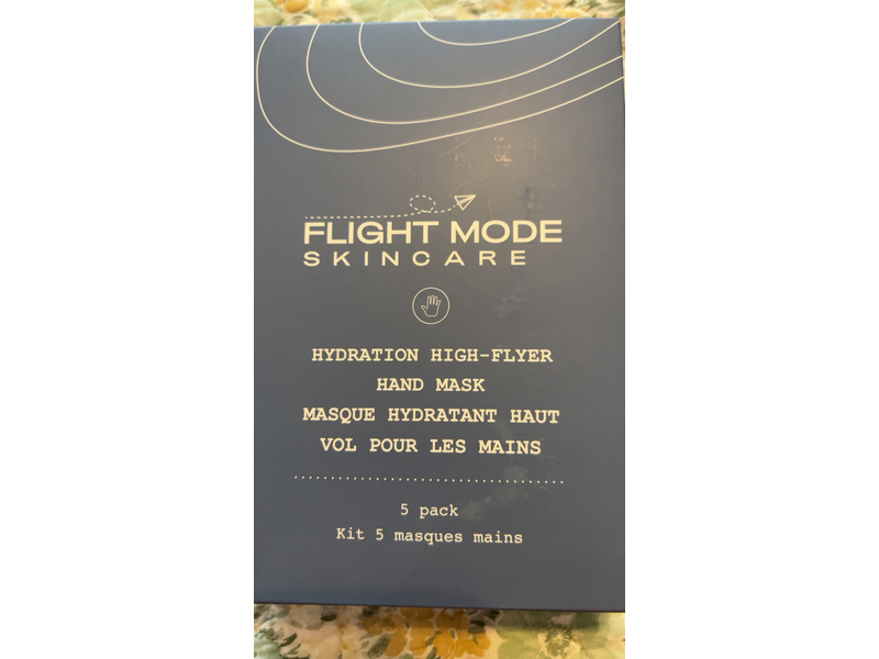 Flight Mode Skin Care Hydration High Flyer Hand Mask, Pack Of 5