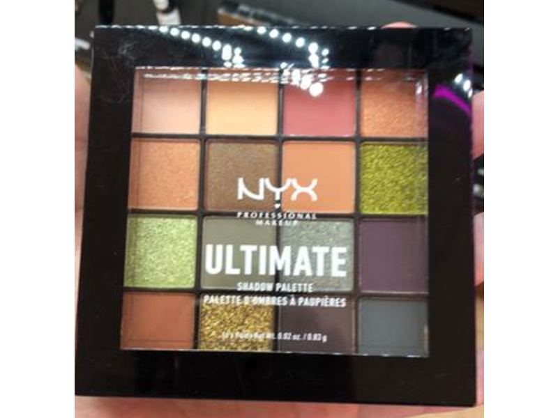 Nyx Professional Makeup Ultimate Eyeshadow Palette, Ultimate Utopia, 0.02 oz/0.83 g
