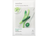 Innisfree My Real Squeeze Facial Sheet Mask, Cucumber, 0.67 fl oz/20 mL - thumbnail 1