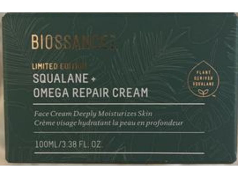 Biossance Squalane + Omega Repair Face Cream, Limited Edition, 3.38 fl oz/100 mL