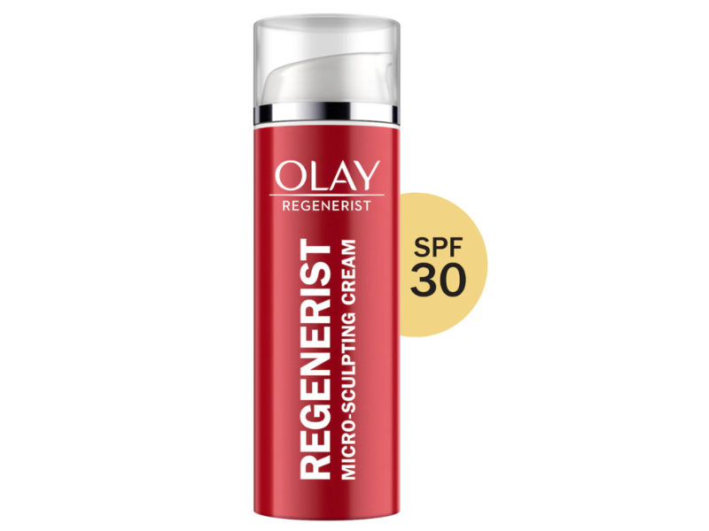 Olay Regenerist Micro-Sculpting Cream Sunscreen, SPF 30, 0.5 fl oz/15 mL