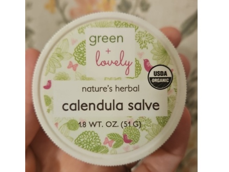 Green + Lovely Nature's Herbal, Calendula Salve, 1.8 oz/51 g