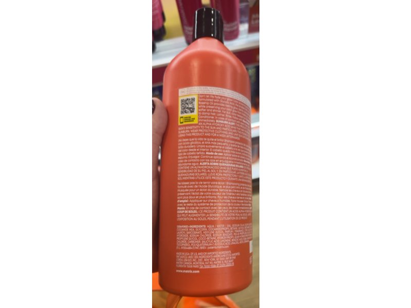 Matrix Glow Mania Color Protecting Shampoo, 33.8 fl oz/1 L