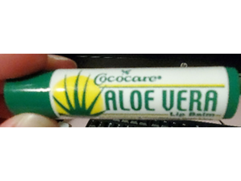 Cococare Lip Balm, Aloe Vera, 0.15 oz