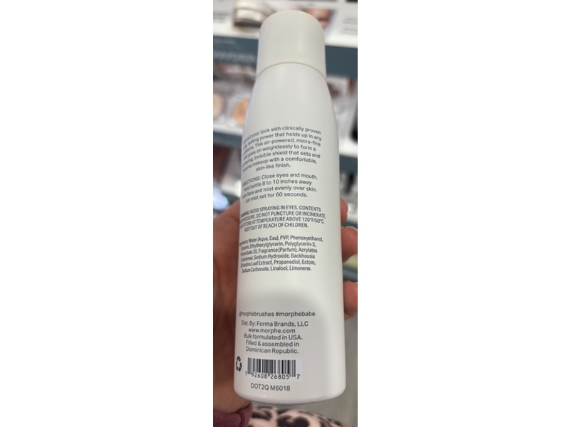 Morphe Lifeproof Continous Setting Mist, 2.8 oz/79.5 g