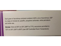 Tacrolimus Ointment 0.03% 60 g, Glenmark, (Rx) - Image 3