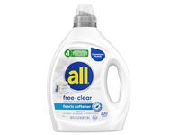 All Fabric Softener, Free Clear, 200 Loads, 80 fl oz/2.36 L - Image 2