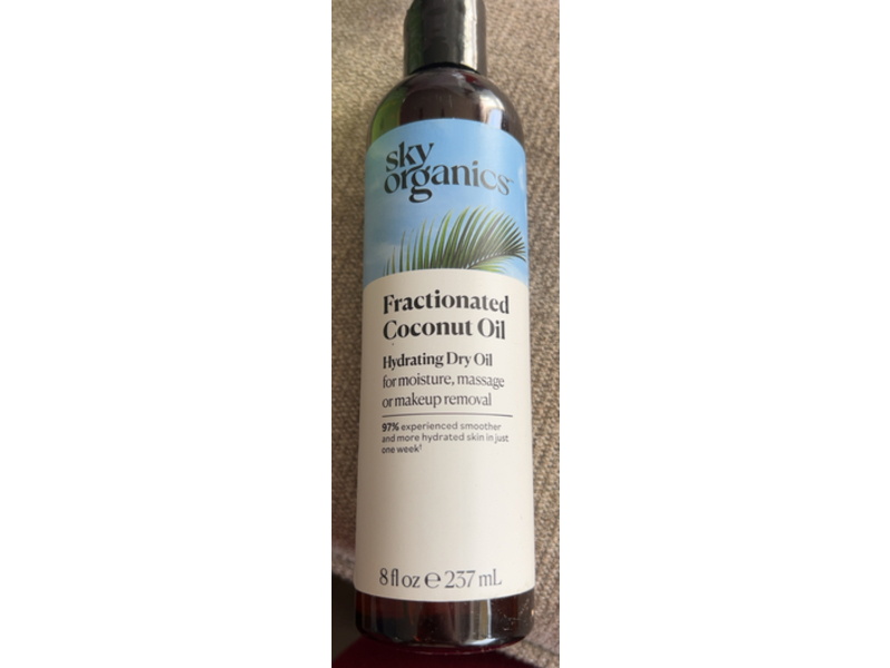 Sky Organics Fractionated Coconut Oil, 8 fl oz/237 mL