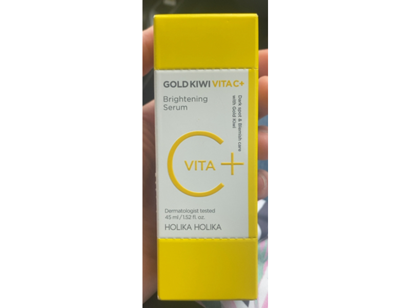 Holika Holika Brightening Serum, Gold Kiwi Vita C+, 1.52 fl oz/45 mL