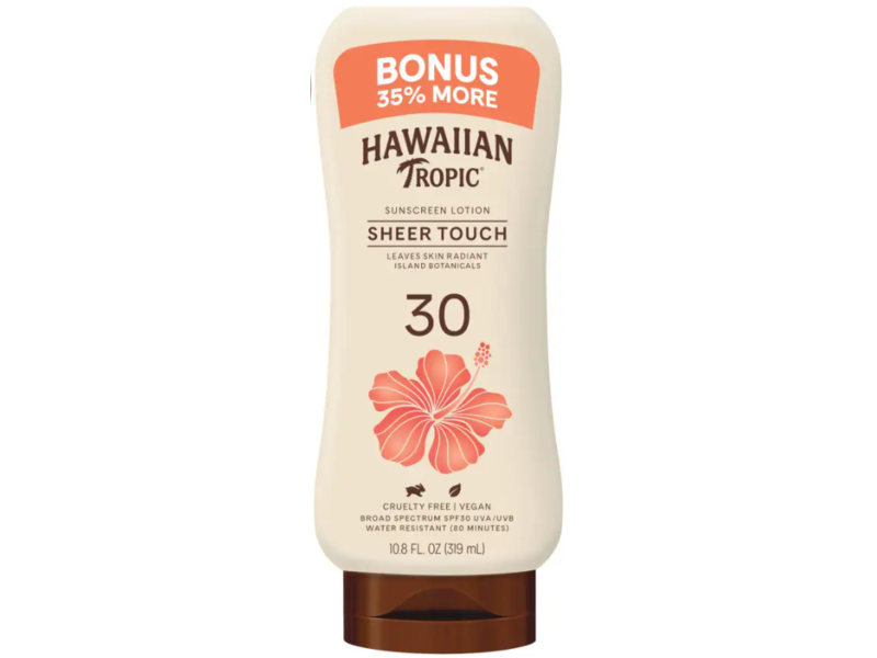 Hawaiian Tropic Sheer Touch Sunscreen Lotion, SPF 30, 10.8 fl oz/319 mL