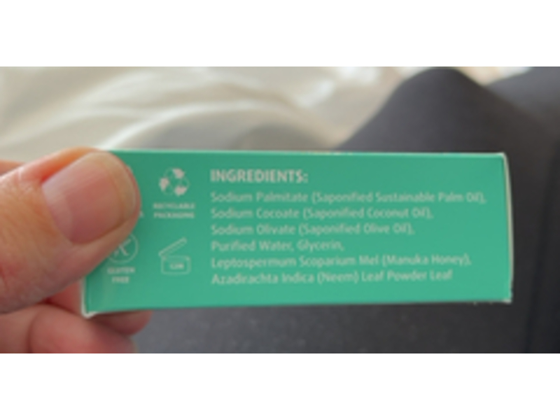 Grahams Natural Alternatives Hand Crafted Cleansing Bar with Manuka Honey, 3.5 oz/100 g