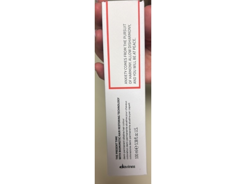 Davines The Present Time Demi-Permanent Hair Color, 9.21, 3.38 fl oz/10 mL