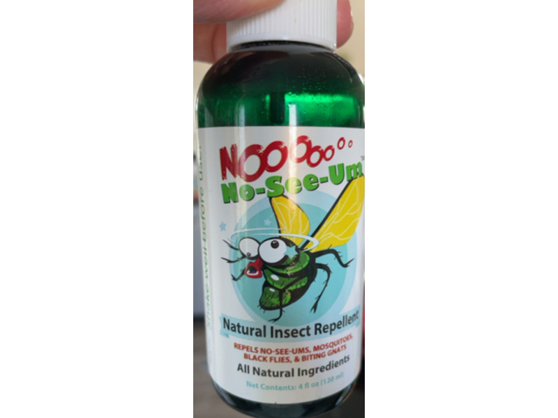 No-See-Um All Natural No Deet Insect Repellent Spray, 4 fl oz/1.20 mL
