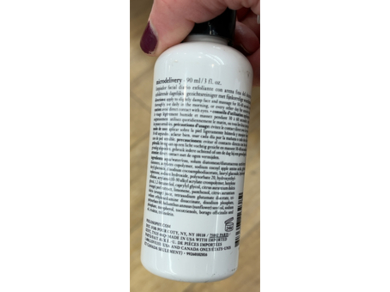 Philosophy Microdelivery Exfoliating Daily Facial Wash, 3 fl oz/90 mL