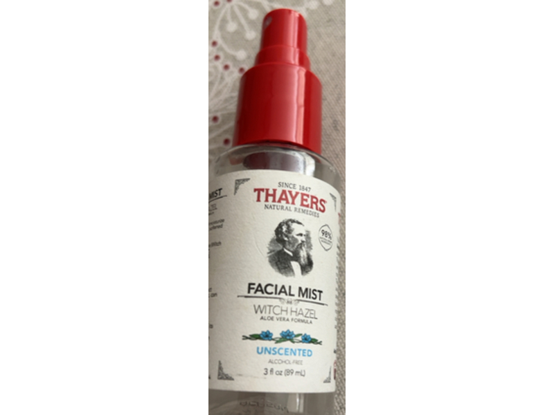 Thayers Witch Hazel Facial Mist, Aloe Vera, 3 fl oz/89 mL