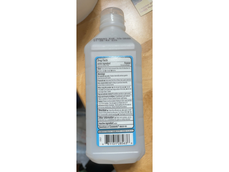 Equate Isopropyl Alcohol Antiseptic, 16 fl oz/473 mL