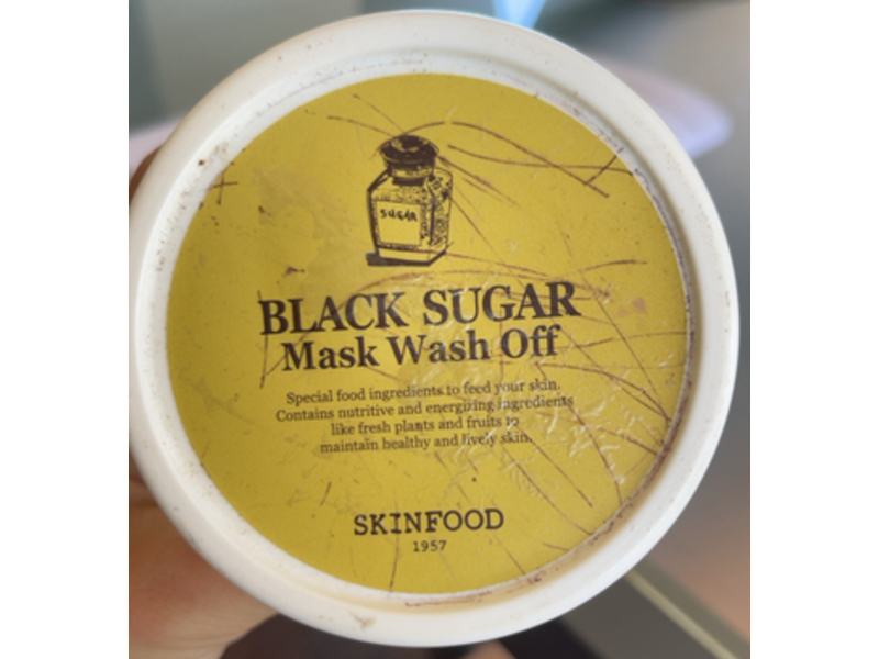 Skin Food Mask Wash Off, Black Sugar, 4.23 oz/120 g