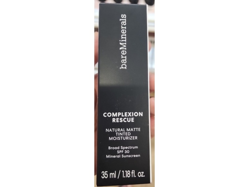 BareMinerals Complexion Rescue Natural Matte Tinted Moisturizer, SPF 30, Dune 7.5, 1.18 fl oz/35 mL