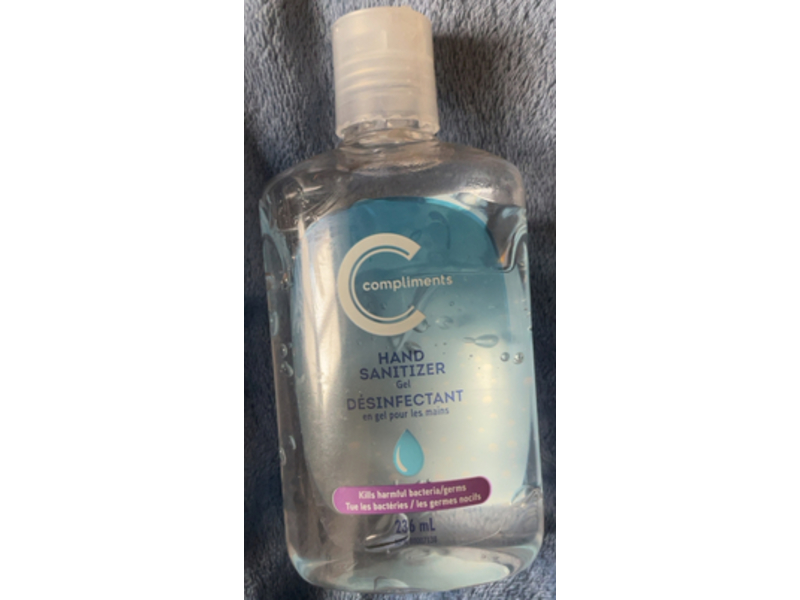 Compliments Hand Sanitizer Gel, 236 mL