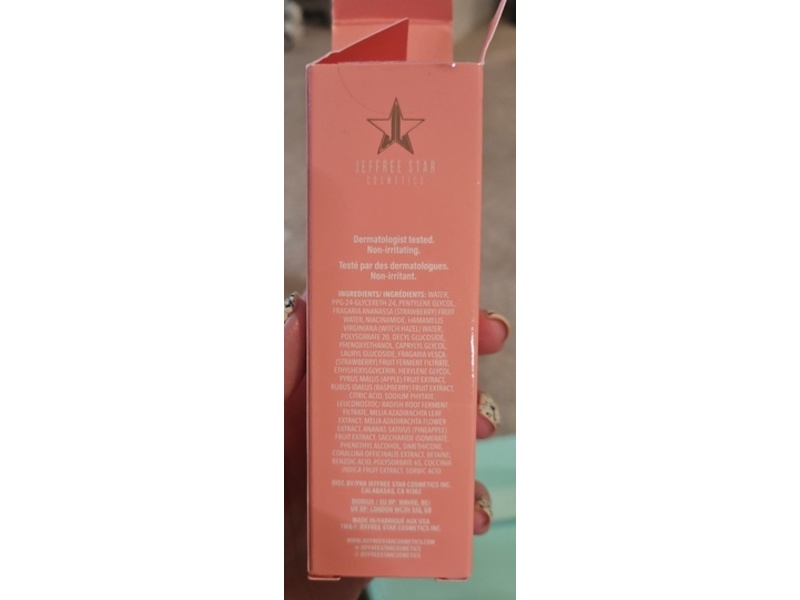 Jeffree Star Cosmetics Facial Toner Lotion, Strawberry Water, 1.7 fl oz/50 mL