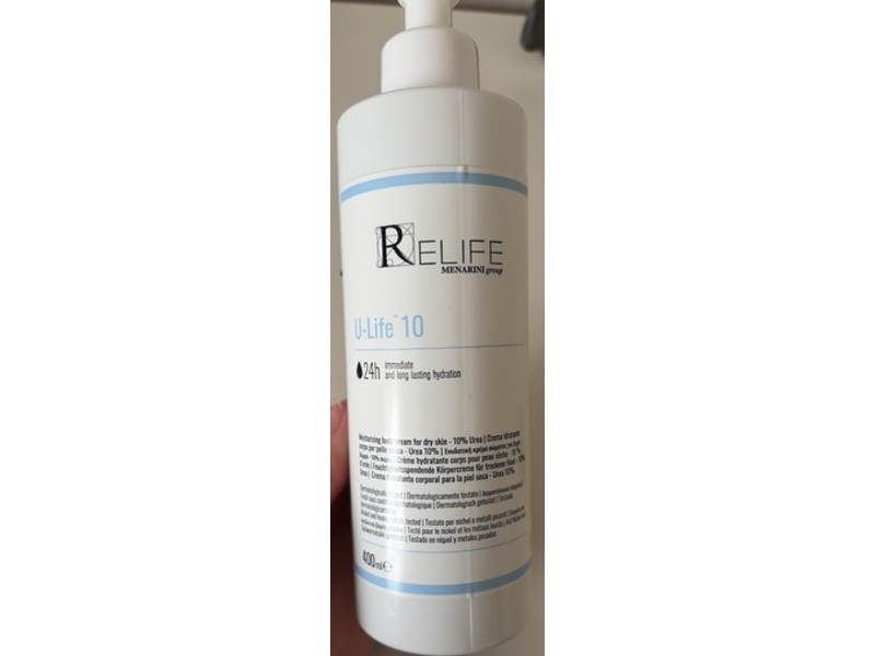 Relife U-Life 10 Moisturizing Body Cream, 400 mL