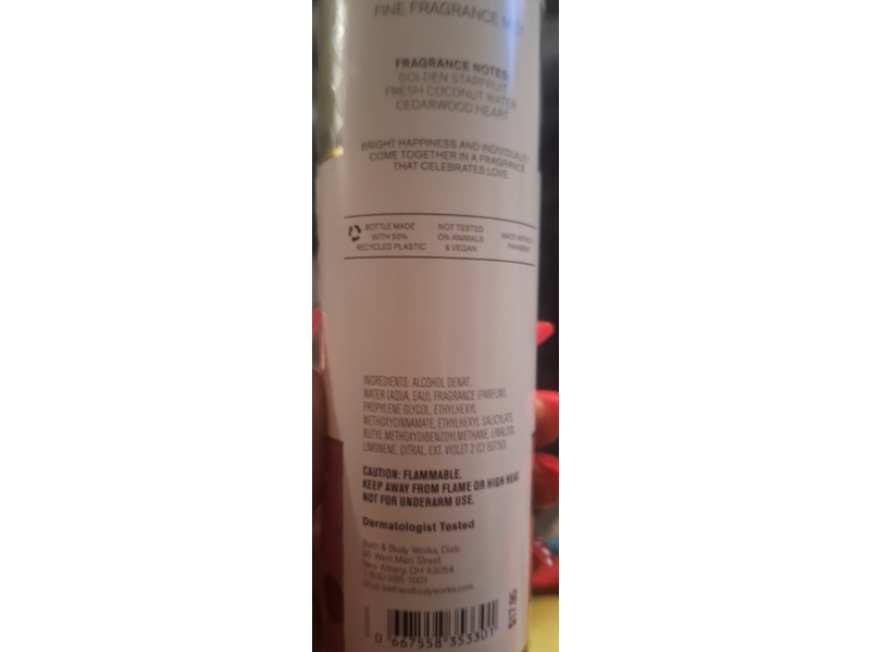 Bath & Body Works Fine Fragrance Mist, Love Always Wins, 8 fl oz/236 mL, 2 Count