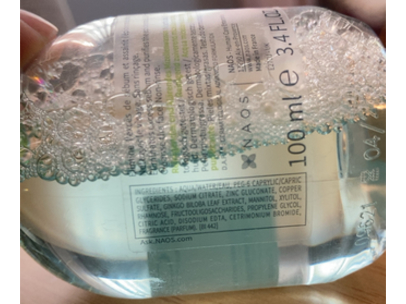 Bioderma Purifying Cleansing Micellar Water, 3.33 fl oz/100 mL