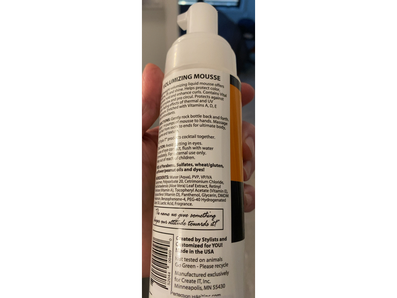 Whip It By Create It Brilliant Shine Volumizing Mousse, 7 fl oz/207 mL