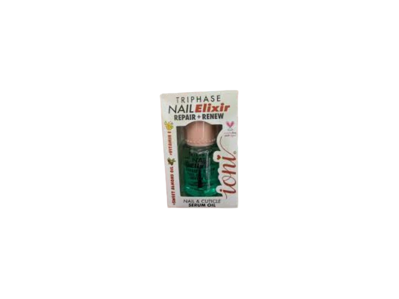 Ioni Triphase Nail Elixir, Repair + Renew, Sweet Almond Oil + Vitamin E