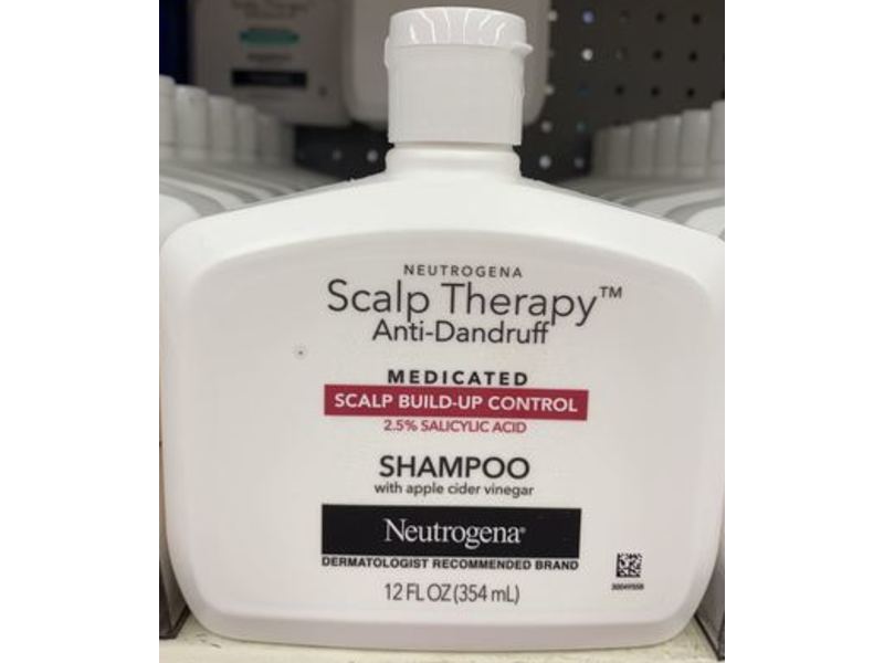 Neutrogena Scalp Therapy Anti-Dandruff Shampoo, Scalp Build-Up Control, 12 fl oz/354 mL
