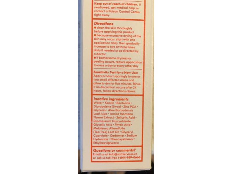 Soft Services Clearing Clay, Multi-Use Breakout Treatment, 8 oz