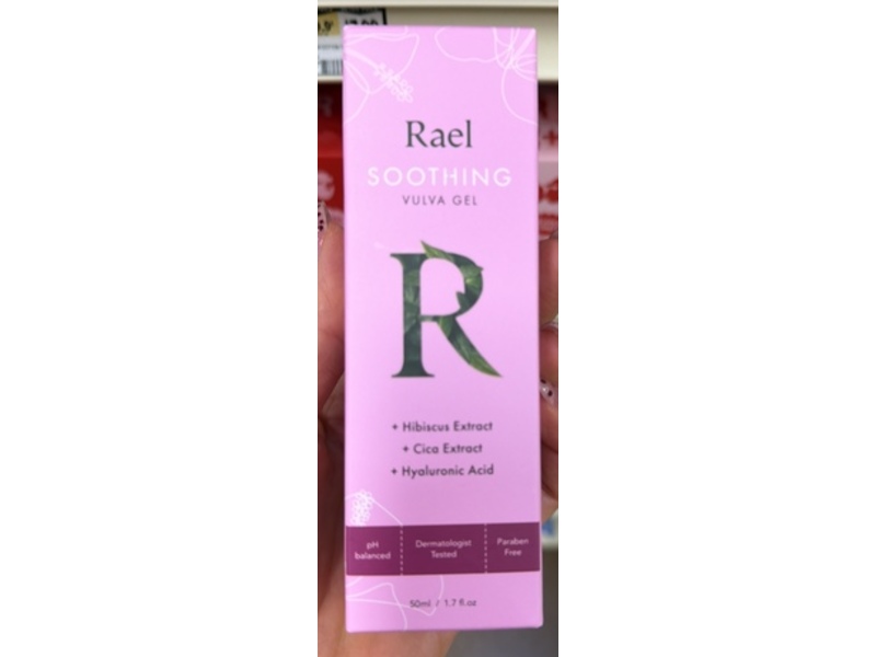 Rael Soothing Vulva Gel, Hibiscus Extract + Cica Extract + Hyaluronic Acid, 1.7 fl oz/50 mL, 2 Pack