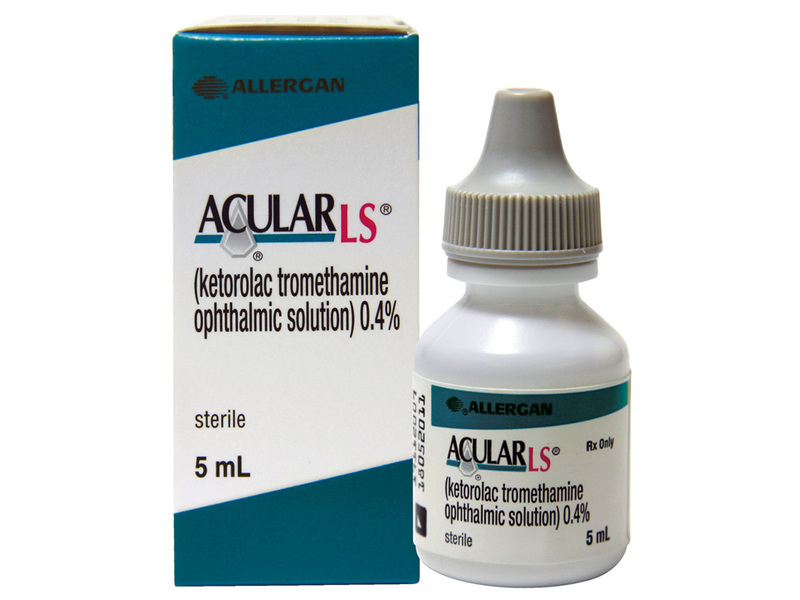 Acular LS (ketorolac tromethamine opththalmic solution) 0.4%, 5 ml, Allergan (RX) Ingredients