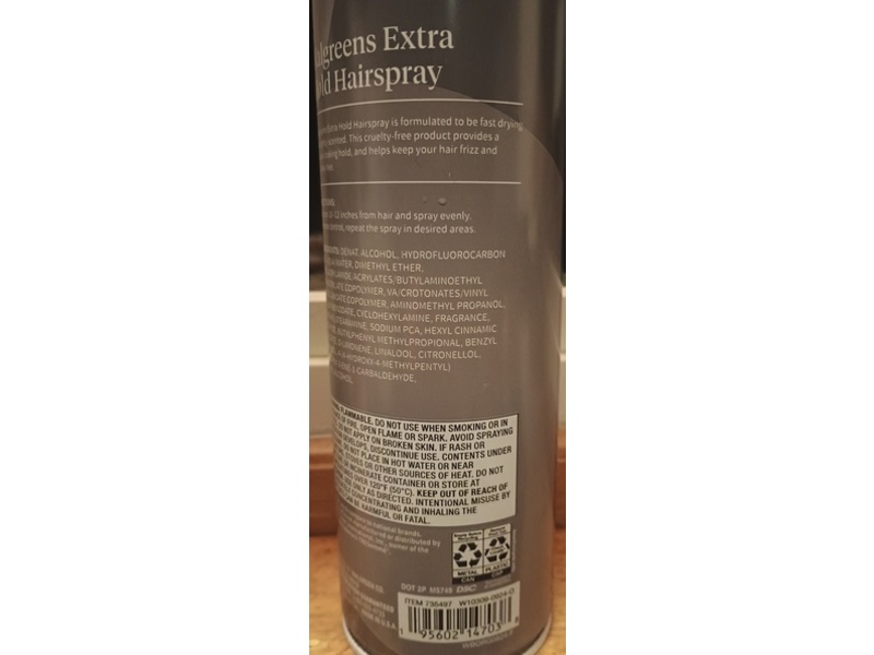 Walgreens Extra Hold Hairspray, 11 oz/311 g